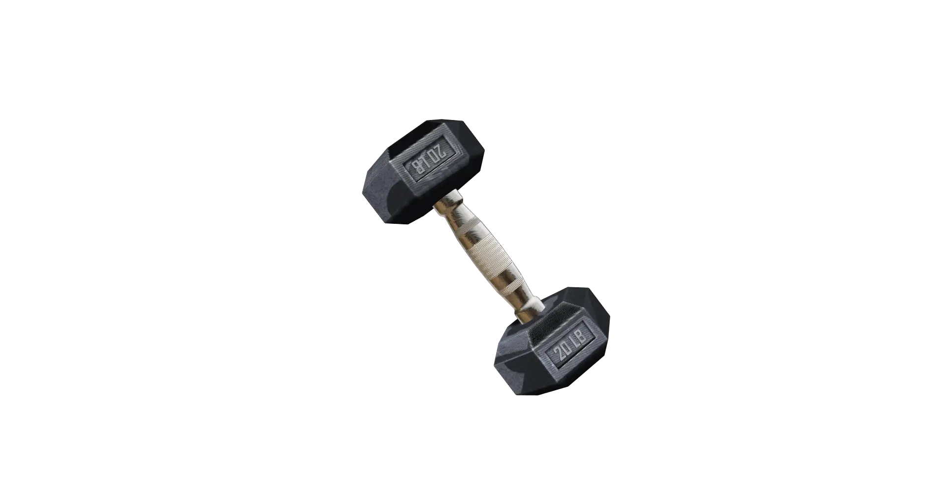 High quality image of 3d spinning dumbbell
