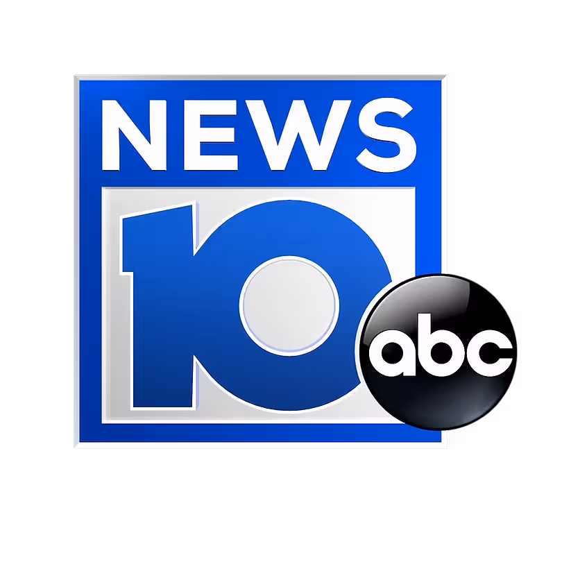 ABC news 10 logo with transparent background based in Clifton Park NY